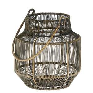 Bougeoir décoratif en métal fabriqué à la main pour décoration ethnique boho rustique classique contemporaine et moderne - Product Image 1