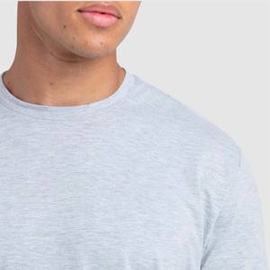 Camisetas ajustadas de algodón 100% de calidad superior OEM para hombre, Camisetas básicas personalizables a la venta - Product Image 4