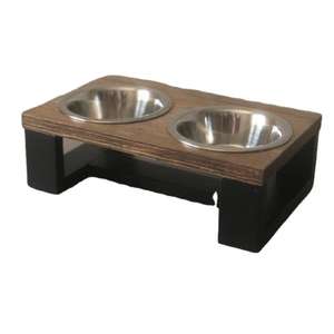 Qualité Standard Émail Noir Imprimé Patte De Chat Conception En Acier Inoxydable Métal Bol De Nourriture Pour Animaux De Compagnie Pour Chiens Chats Alimentaire Servir Mangeoire Pour Animaux De Compagnie - Product Image 5