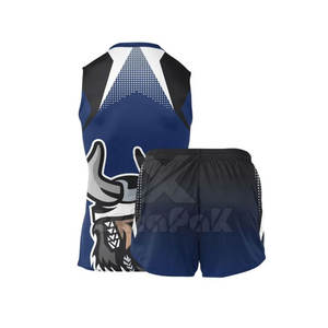 Uniforme de Voleibol de Secado Rápido y Transpirable para Adultos, Ajuste Cómodo, 100% Poliéster, Colores Personalizados para Todos los Tamaños de Equipo - Product Image 2