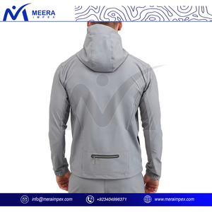 Chaqueta Impermeable Acolchada con Capucha para Invierno, Ecológica, con Forro de Malla Transpirable, Cierres Impermeables, Equipo para Exteriores Sostenible - Product Image 3