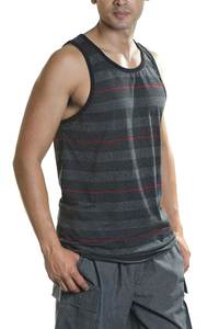 Débardeur de gym en coton pour hommes, coupe décontractée, sans manches, avec emmanchures profondes et tissu léger, idéal pour l'entraînement physique. - Product Image 5