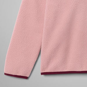 Sudadera con Cuello Alto y Cierre de Botones para Niños / Material de Felpa de Color Sólido, Corte Holgado, Diseño de Alta Calidad - Product Image 3