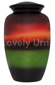 Urna de aluminio para cremación de golf de primera elección: La colorida ronda de golf nocturna es urnas conmemorativas perfectas para cenizas humanas - Product Image 2