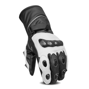 Yellow/Black Genuine Cowhide Leather Motorbike Winter Waterproof Sports Riding Gloves Motorcycle Auto Racing Wear Unisex Gloves - Product Image 6