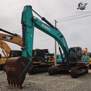 Excavatrice d'occasion Kobelco SK330D, marque japonaise d'origine, 33 tonnes, grande excavatrice sur chenilles, marque de construction, exportation - Product Image 5