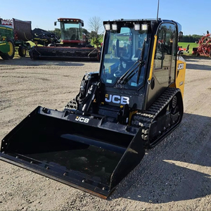 2025 JCB 215T Cargadora deslizante de pista de alto flujo con elevador vertical Cargadora compacta de orugas de goma para construcción y uso agrícola - Product Image 2