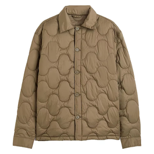 Chaqueta de Plumón Ligera para Hombre, Color Marrón, Moda Otoño Invierno, Chaqueta Acolchada Informal para Exteriores 2026 - Product Image 4