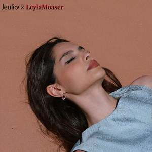 ต่างหูทรงหยดน้ำแบบไม่สมมาตรสีโรสโกลด์ Jeulia X Leyla Sunset Desert ทำจากเงินสเตอร์ลิง - Product Image 2