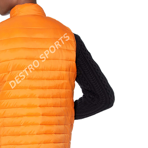Logo personnalisé veste gilet zippé réversible porter gilet bouffant hommes recadrée gilet bouffant Streetwear sans manches veste bouffante - Product Image 5