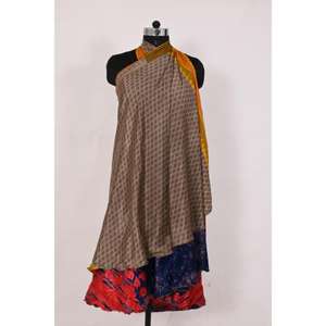 Indian Handmade Reversible Boho Hippie <b>Skirt</b> <b>for</b> Women Casual <b>Summer</b> Wear Long Maxi Wrap Vintage Beachwear Style <b>for</b> Natural - Product Image 4