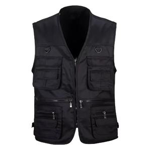Vente en gros 100% polyester Gilet souple d'hiver pour hommes en maille polaire personnalisée Vêtements de sécurité coupe-vent - Product Image 2