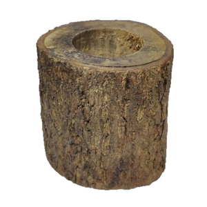 Wholesale Custom Dark Brown Wooden <b>Tealight</b> Candle Holder Handmade Pillar-Shape Home Decor with Vintage Design for Diwali - Product Image 4