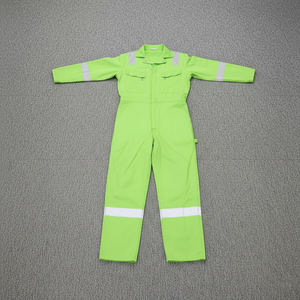 Custom Pockets Safety Reflective Polyester ANSI Class 2 LED Flash <b>Waterproof</b> <b>Overalls</b> Workwear Custom Made men's coverall - Product Image 6