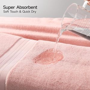 100% Cotton 600 GSM Quick Dry Towel Sets of 4 Ultra Soft and Super Absorbent Towels for Bathroom, Gym, Spa, <b>Pool</b> & Hotel - Product Image 3