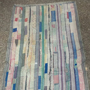 Kantha Réversible Fait Main 100% Coton Cousu à la Main Kantha Durable Kantha Traditionnel Vintage Fabriqué à la Main Boho Chic Kantha - Product Image 1