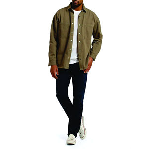 Nouveau à la mode décontracté coton manches longues bouton vers le bas mode printemps automne hommes à manches longues T-shirt vêtements pour hommes - Product Image 3