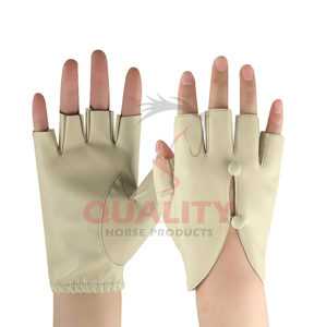 ถุงมือเต้นรำแบบเสาครึ่งนิ้วของผู้หญิงถุงมือเต้นรำแบบครึ่งเสาสำหรับ2025ใหม่ออกแบบโลโก้ได้ตามต้องการ - Product Image 1