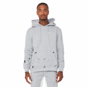 New Top Quality Heavy <b>Weight</b> <b>men</b> Hoodies Jogger Pant Customized Flare Stack custom Printing Flare Stacked SweatSuits <b>for</b> <b>Men</b> - Product Image 2