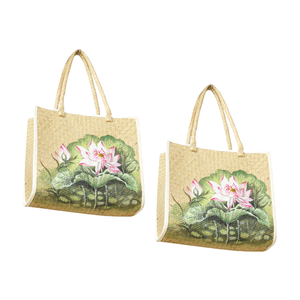 Producto caliente Abraza la elegancia natural con bolsos de jacinto de agua hechos a mano para cada ocasión con alta calidad - Product Image 1