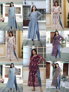 Vêtements de mariage, tenue de mariée, nouvelle broderie, designer, multicolores, mélange de soie et de coton, design moderne, ethnique indien pour femmes - Product Image 3