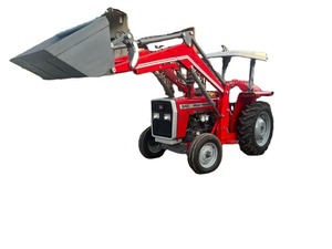 Tractor agrícola 2*4 4*4 con cargador frontal, azada trasera, equipo de maquinaria agrícola 2WD, caja de cambios, componentes básicos, motor incluido - Product Image 3