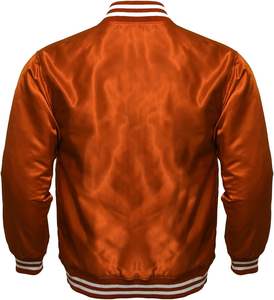 Wholesale Custom Vintage Bomber Satin <b>Jackets</b> 100% Polyester Breathable Winter Varsity Baseball <b>Jacket</b> - Product Image 6