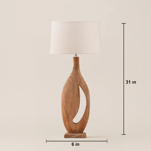 Lámpara de Mesa Minimalista de Madera para Interiores, Dormitorio, Sala de Estar, Iluminación para el Hogar, Estilo Escandinavo Limpio, Moderno y Tranquilo - Product Image 2