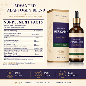 Gotas <span class=keywords><strong>de</strong></span> Glicinato <span class=keywords><strong>de</strong></span> Magnesio Bioactivo y <span class=keywords><strong>Ashwagandha</strong></span> con L-Teanina para Calma, Concentración y Bienestar Diario, Precio <span class=keywords><strong>de</strong></span> Fábrica - Product Image 6