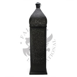 โคมไฟ LED แบบกลวงทำด้วยมือทำจากโลหะของตกแต่งบ้านสไตล์โมร็อกโกทันสมัย - Product Image 2
