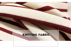 Camisola de estilo Vintage de verano para mujer, chaleco a rayas sin mangas con cuello redondo, Top de punto ajustado de Color sólido - Product Image 6