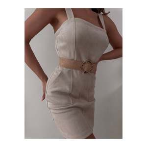 Ceinture élastique tissée pour femme avec boucle à anneau, ceinture pour veste, ceinture pour chemise, ceinture pour robe - Wicker - Product Image 5