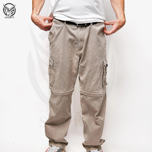 Pantalon pour homme en coton et élasthanne à 100%, fermeture éclair, style safari, au meilleur prix 2025 - Product Image 4