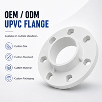 Raccord de tuyauterie en PVC-U à manchon lâche, norme nationale PN16, disque à bride fendue chimique DN50