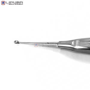 Curette à os Volkmann 6x7mm Cuillère pointue Fig. 0 Chirurgie des tissus dentaires 17 cm Enlèvement chirurgical des tissus osseux Instruments médicaux - Product Image 6