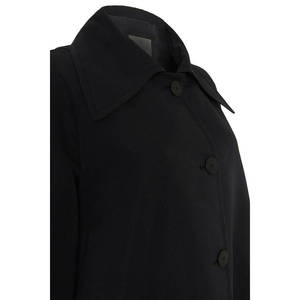 Manteau court en cuir véritable avec tissu imperméable en laine et doublure en cachemire - Product Image 2
