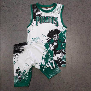 Vêtements de sport de haute qualité Tenue de basket-ball Logo personnalisé Design imprimé Vente en gros Ensemble de maillots de basket-ball de gymnastique pour hommes - Product Image 5