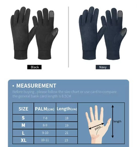Gants d'extérieur chauds d'hiver unisexes avec caractéristiques antidérapantes et imperméables Gants pour écran tactile imprimés en silicone Gants de ski respirants - Product Image 6
