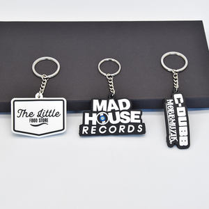 Venta caliente llaveros promocionales personalizados con su logotipo llaveros de diseño personalizado llaveros de goma de PVC - Product Image 6