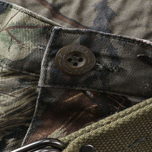 Pantalones Jogger Personalizados para Hombre, Cintura Media, Múltiples Bolsillos, Pantalones Rectos de Moda con Estampado Invernal, Estilo Casual - Product Image 3