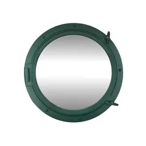 Espejo de ojo de buey de alta calidad hecho en latón, nuevo espejo de ojo de buey de Metal para decoración del hogar, nuevo espejo de pared al por mayor, precio barato - Product Image 2