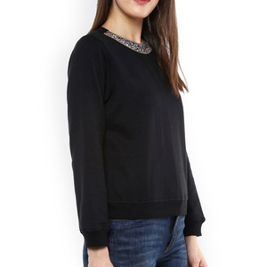 Prix de gros sweat-shirt pour femmes sur mesure 2025 dernier style tenue décontracté respirant femmes pull sweats - Product Image 2