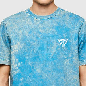 เสื้อยืดลายกรดคอกลมสำหรับผู้ชายผ้าคอตตอนสีล้วนสไตล์วินเทจผ้าคอตตอน100% ซักแบบปรับแต่งได้สำหรับ2025 - Product Image 6