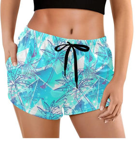 Shorts de bain unisexes 100% polyester, taille haute, sublimation, respirants, vente en gros, par BRANDSOON INDS - Product Image 1