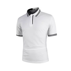 Alta calidad logotipo personalizado Allover impresión Lisle O-cuello rendimiento 100% material de poliéster tejido Polo camiseta para hombres con OEM - Product Image 5