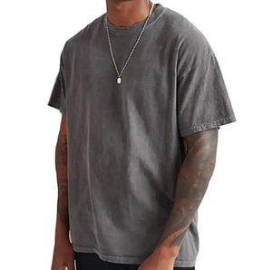 เสื้อยืดลำลองซักด้วยกรด180กรัมแบบกำหนดเอง - Product Image 4