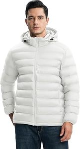 2025 <b>Men's</b> Eco-Friendly Breathable Quick-Dry Casual <b>Puffer</b> <b>Jacket</b> Customizable Stand Collar Front Logo Winter Long Sleeve - Product Image 3