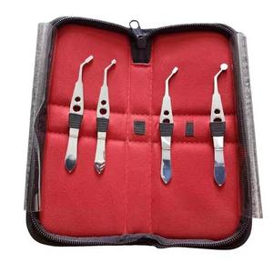 Kit de 5 Instrumentos Quirúrgicos Dentales Manuales de Acero para Sutura y Laceración, Set Médico para Cirujanos - Product Image 1