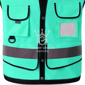 Chalecos de seguridad multifunción con logotipo personalizado al por mayor, transpirables, de alta calidad, éxito de ventas, material de poliéster Antiestático de varios tamaños - Product Image 6