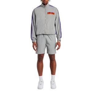 Nouveauté : Ensemble court 2 pièces coupe-vent pour homme, style sport colorblock, avec fermeture éclair, personnalisable - Product Image 1